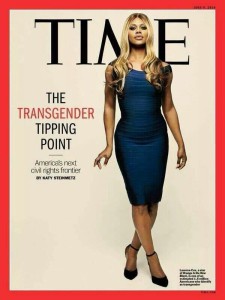 Laverne Cox on the cover of TIME in 2014.